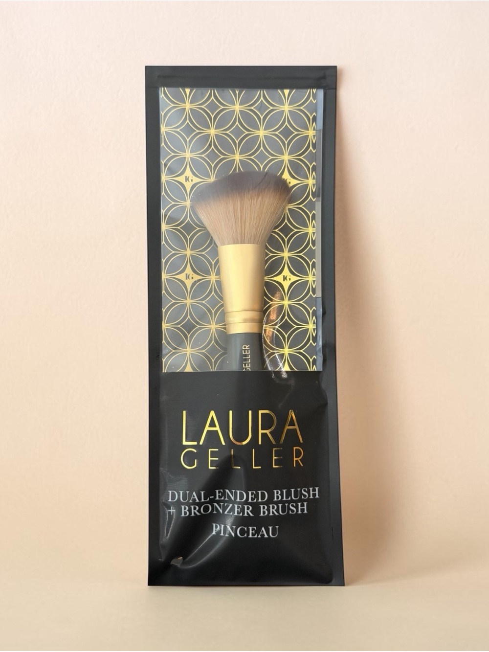 Laura Geller Gold Handle Dual-Ended Blush & Bronzer Brush